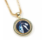 Bling Photo Necklace with Tennis necklace